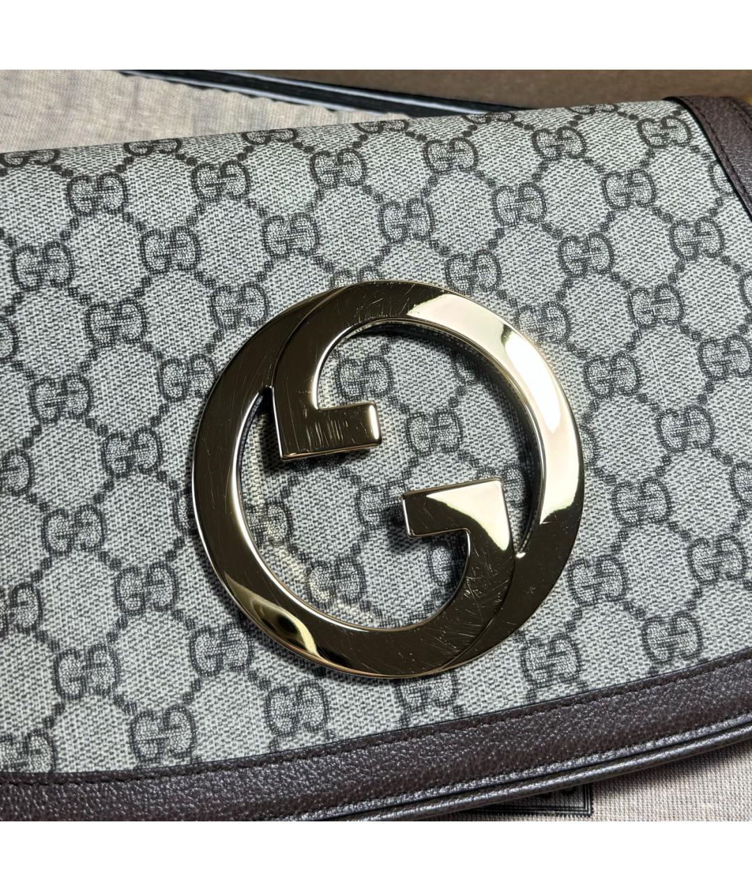 GUCCI Коричневая сумка через плечо, фото 5