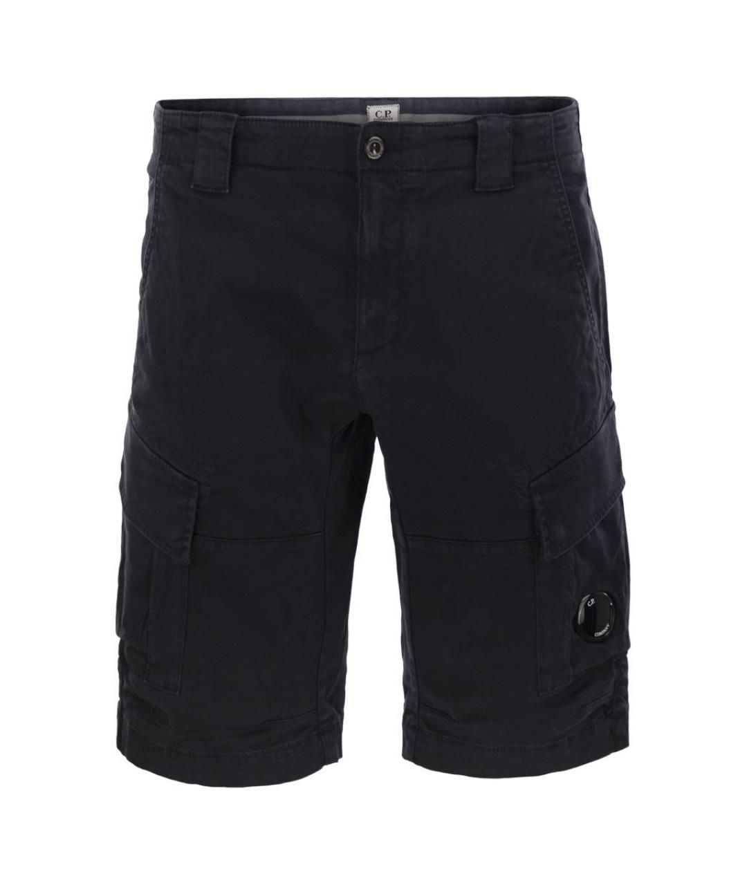 CP COMPANY Темно-синие хлопковые шорты, фото 1