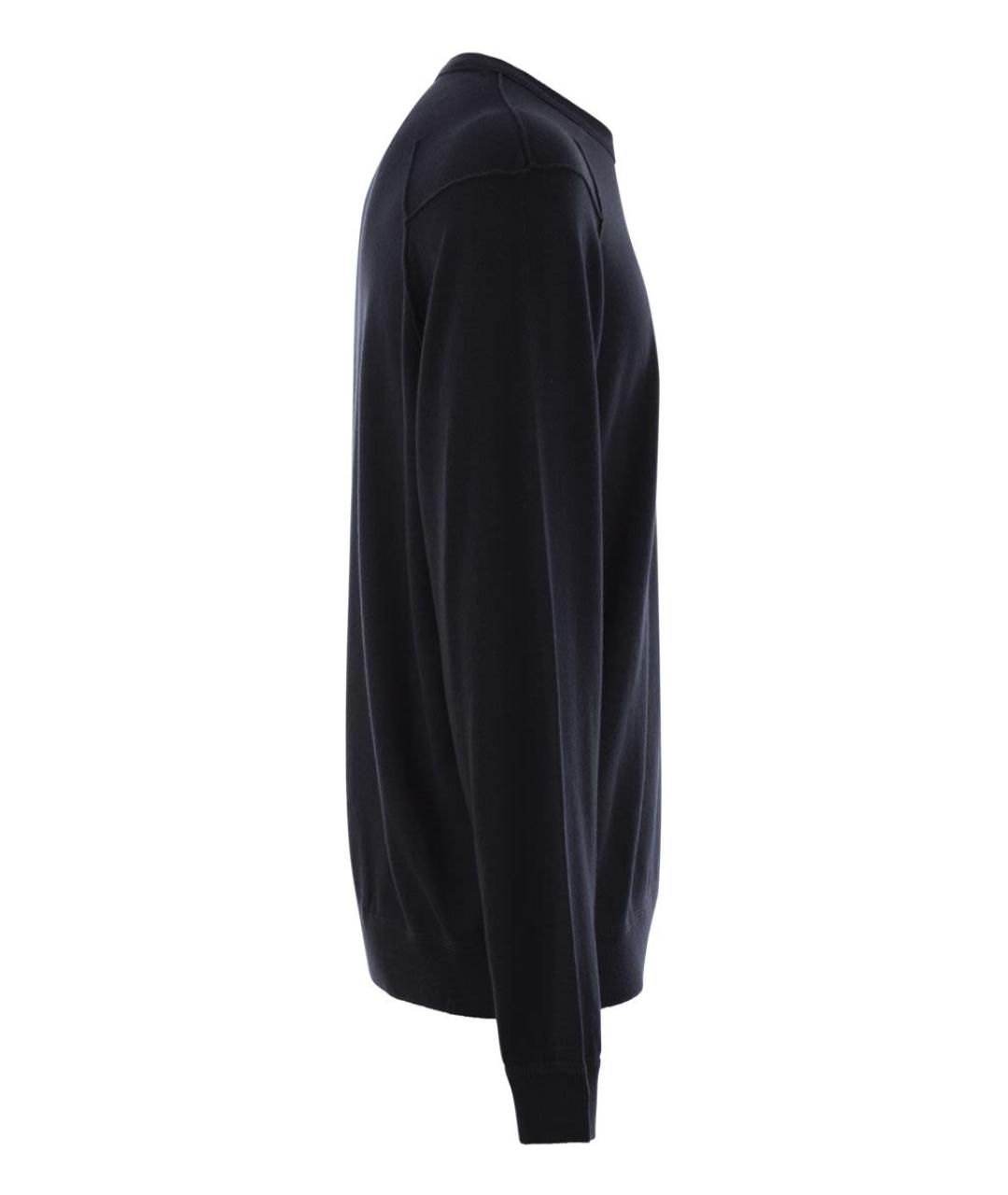 CP COMPANY Черный хлопковый джемпер / свитер, фото 3