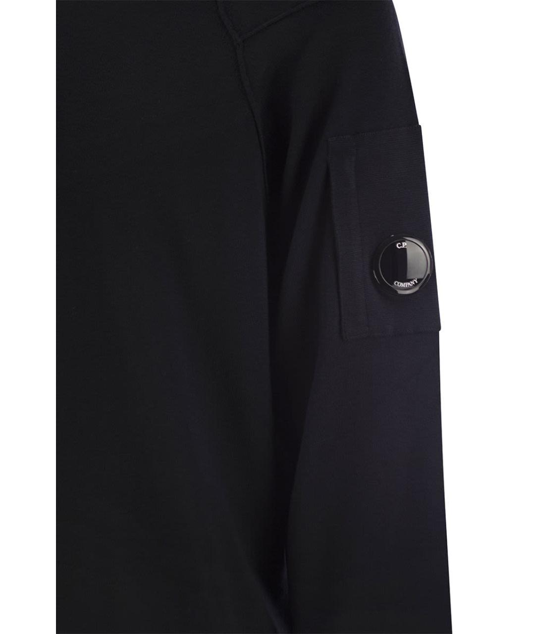 CP COMPANY Черный хлопковый джемпер / свитер, фото 4