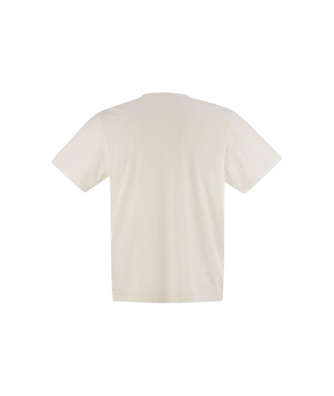 CP COMPANY Белая хлопковая футболка, фото 2