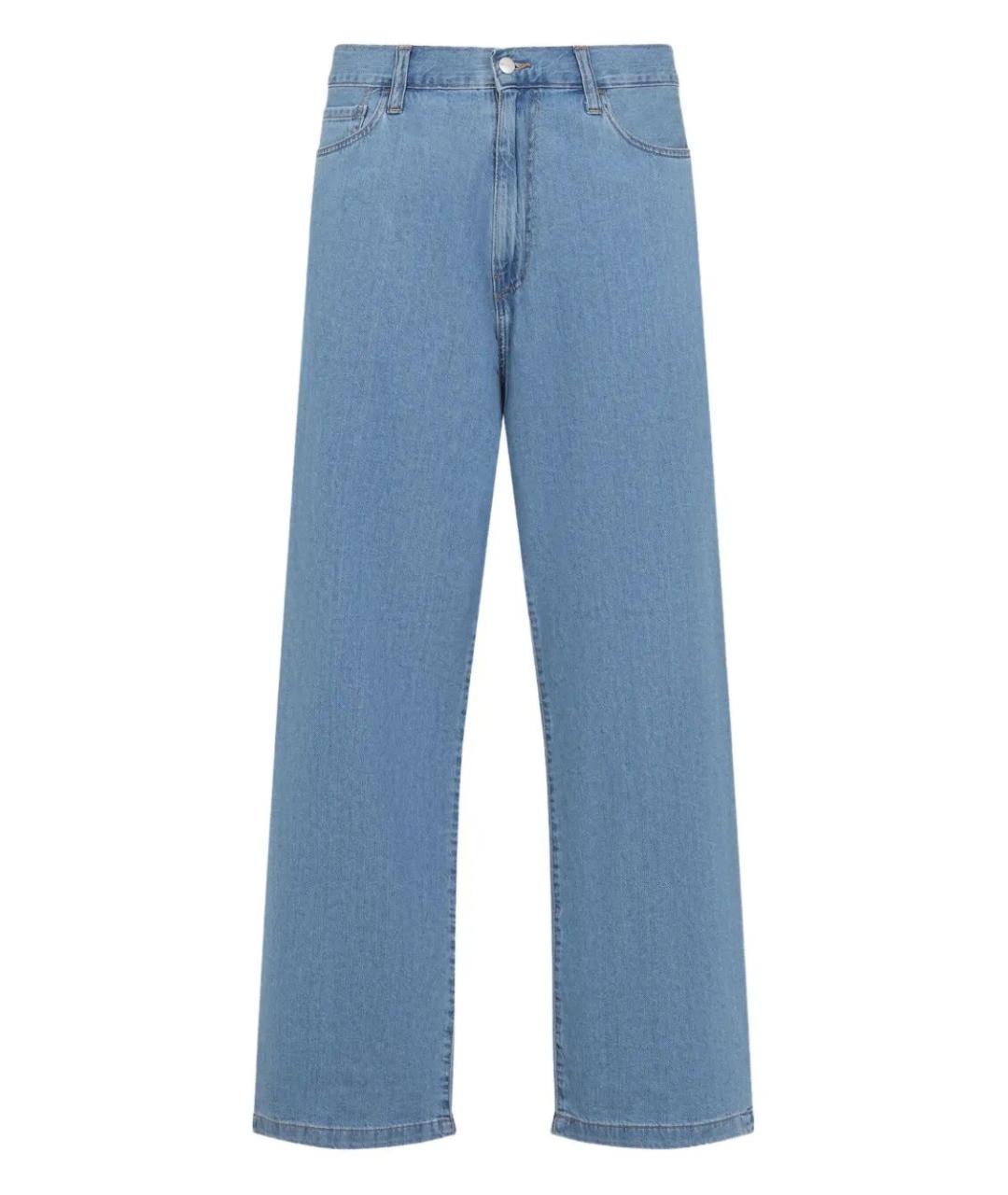 CARHARTT WIP Синие хлопковые повседневные брюки, фото 1