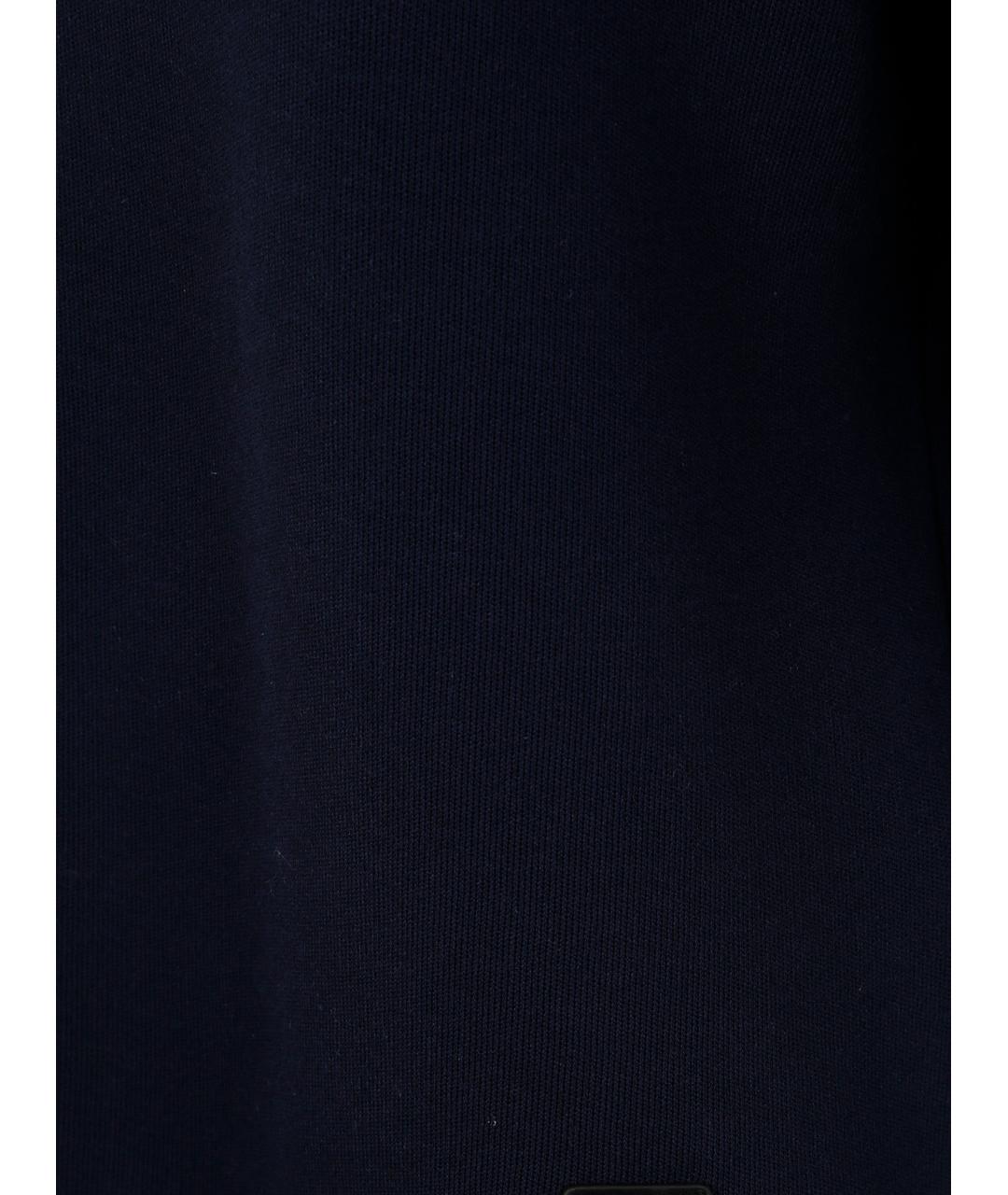 LANVIN Синяя хлопковая футболка, фото 3