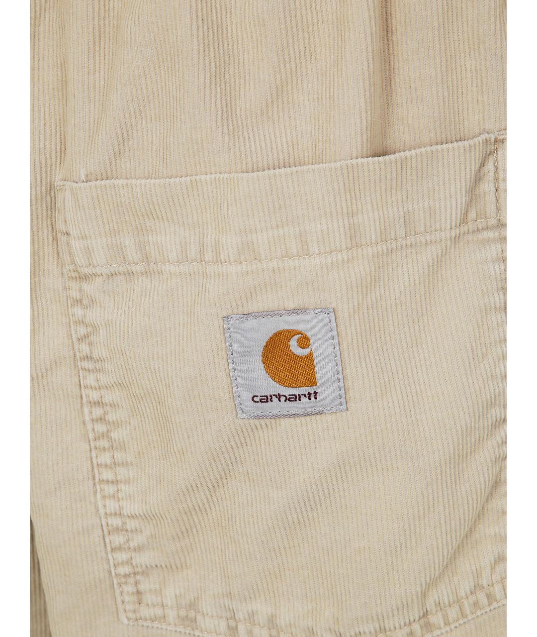 CARHARTT WIP Бежевые хлопковые шорты, фото 3