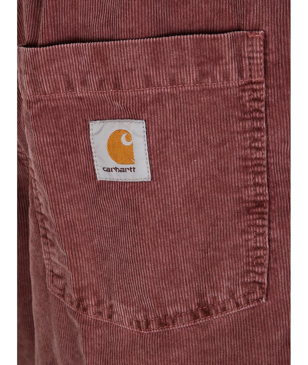 CARHARTT WIP Бордовые хлопковые шорты, фото 3