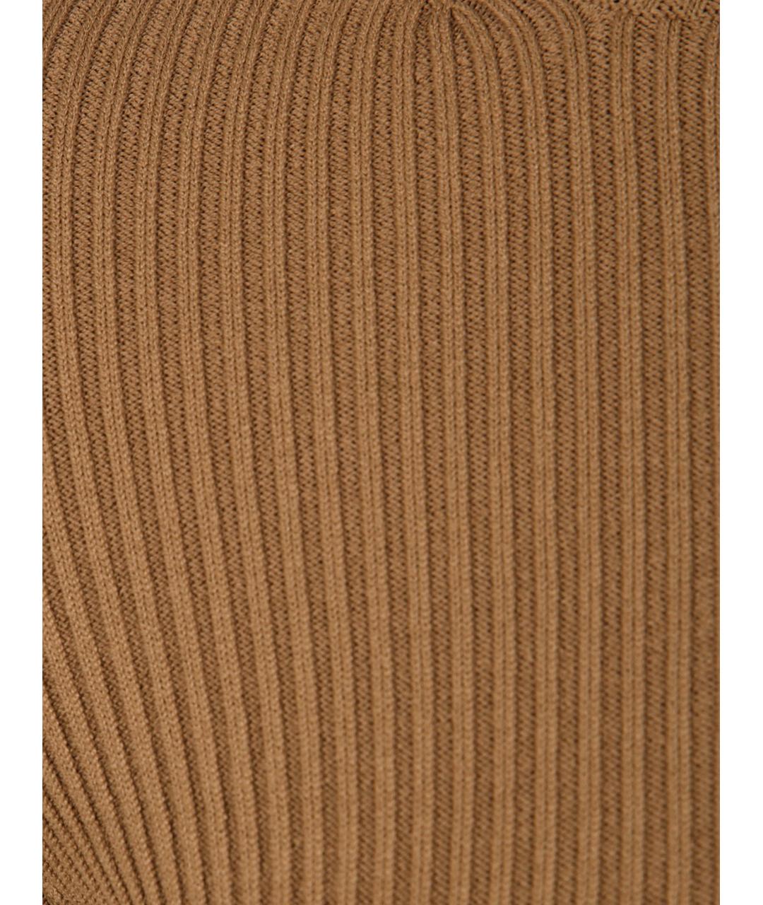 MAX MARA Коричневый вискозный джемпер / свитер, фото 3