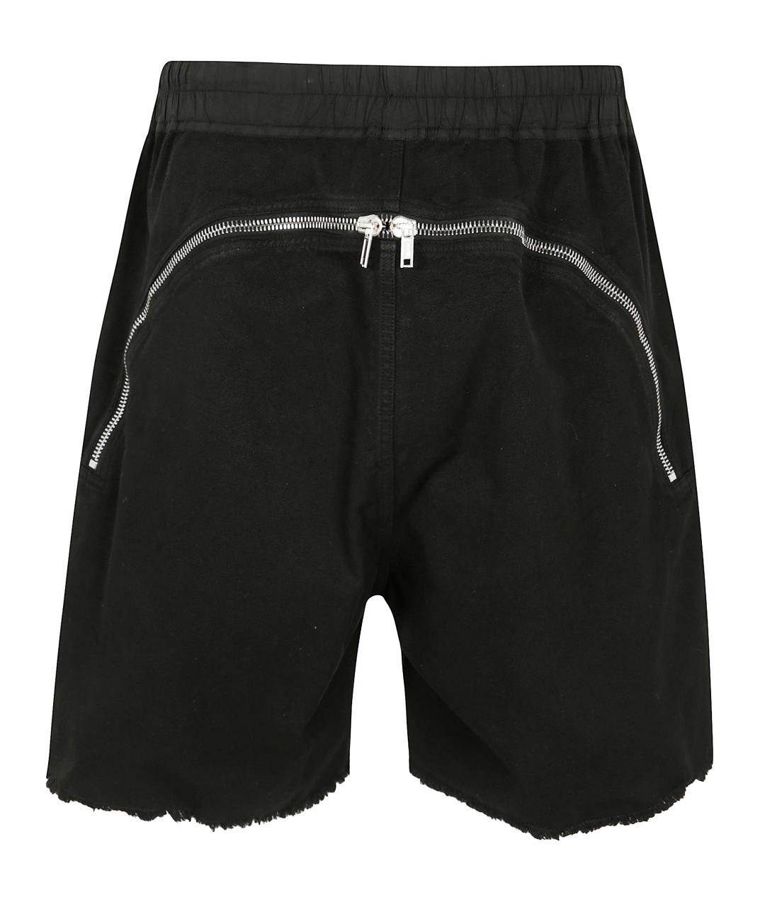 RICK OWENS DRKSHDW Черные хлопковые шорты, фото 2