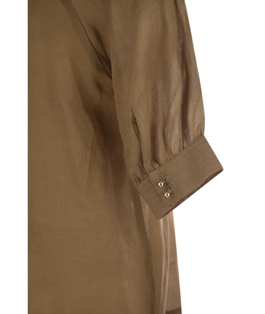 MAX MARA Коричневая блузы, фото 4