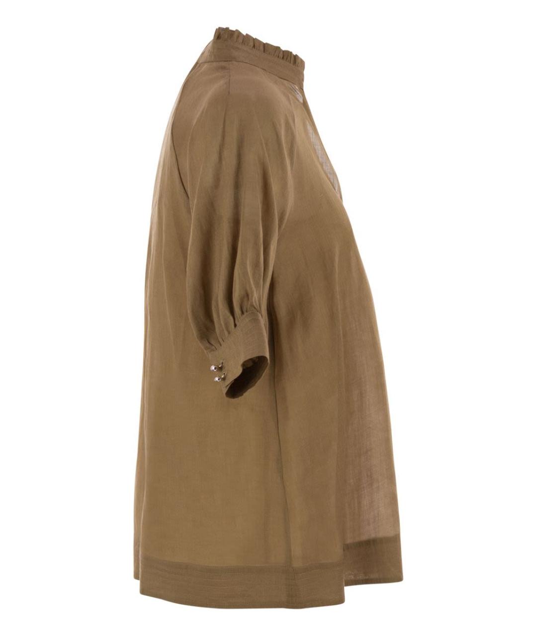 MAX MARA Коричневая блузы, фото 3