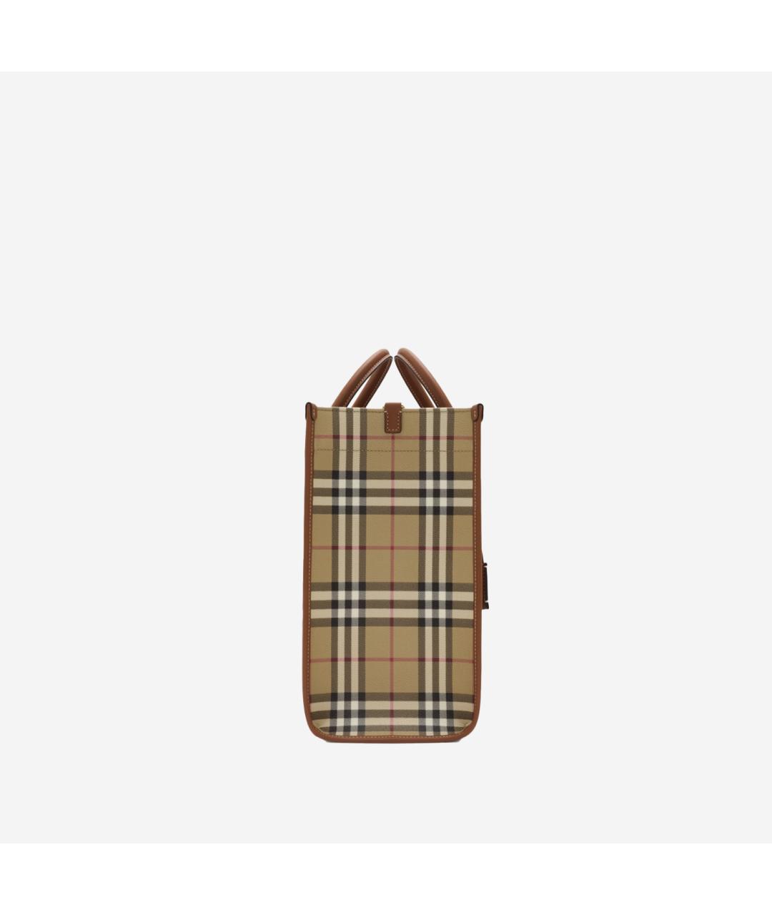 BURBERRY Бежевая сумка тоут, фото 2