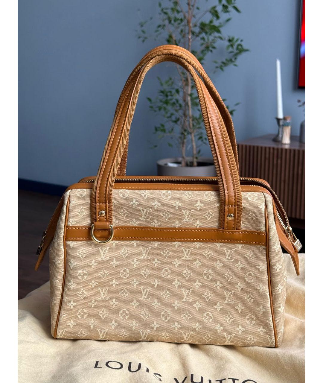 LOUIS VUITTON Бежевая сумка тоут, фото 3