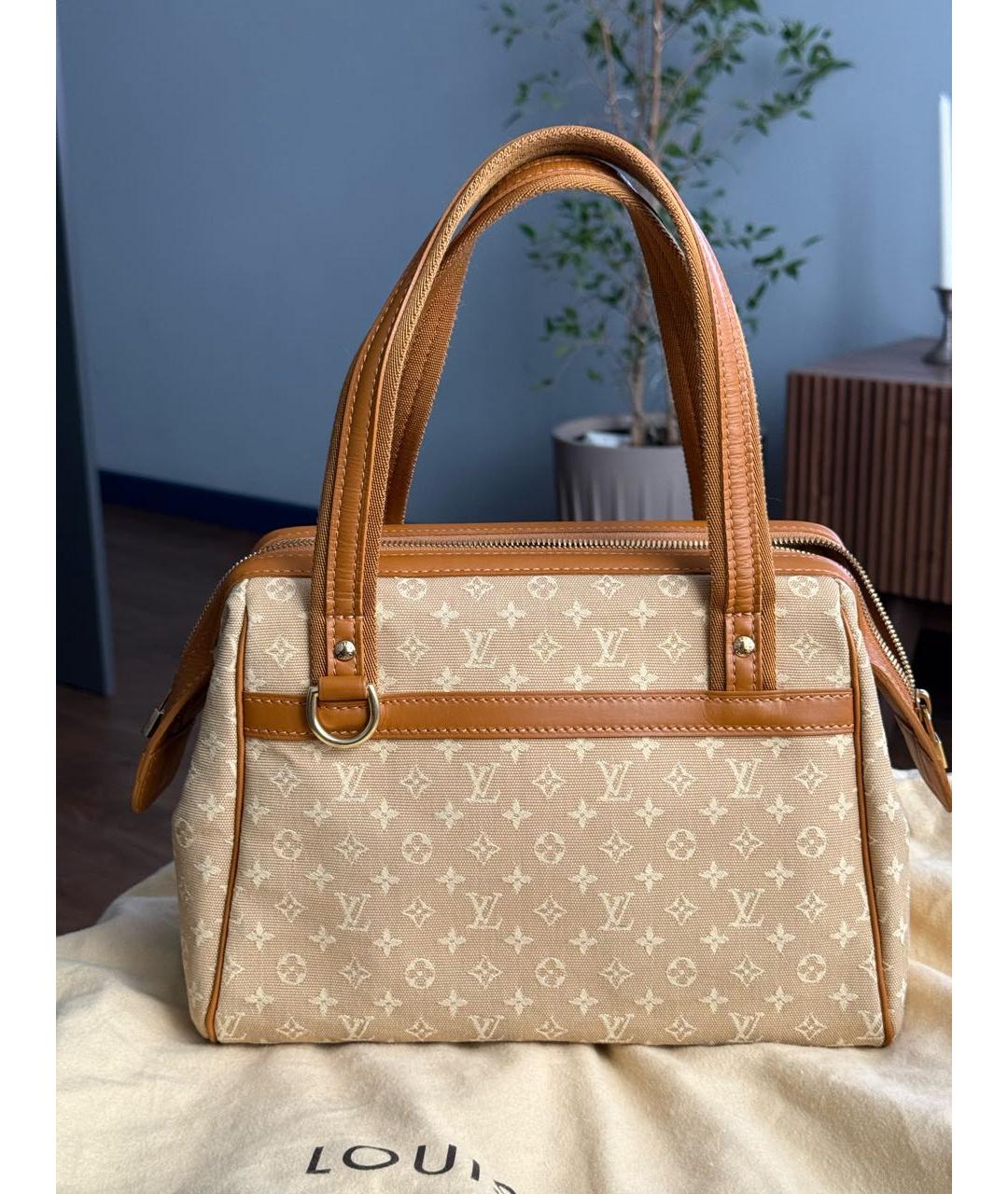 LOUIS VUITTON Бежевая сумка тоут, фото 9