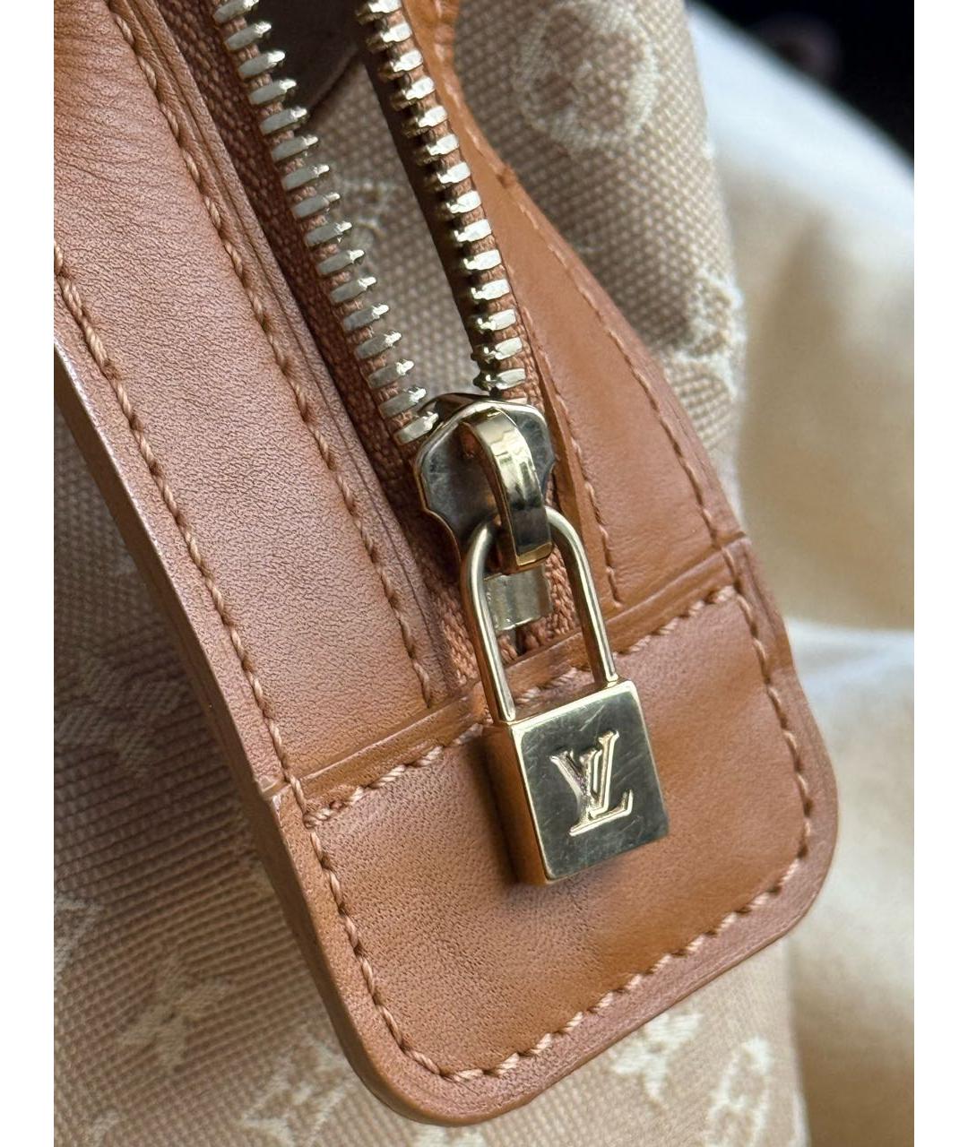 LOUIS VUITTON Бежевая сумка тоут, фото 7