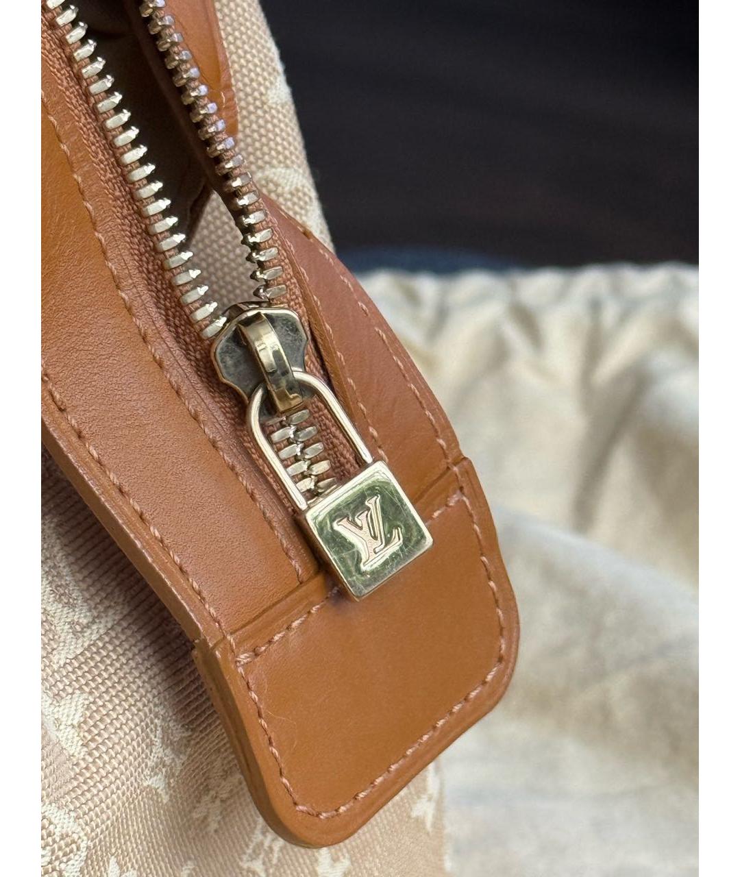 LOUIS VUITTON Бежевая сумка тоут, фото 5