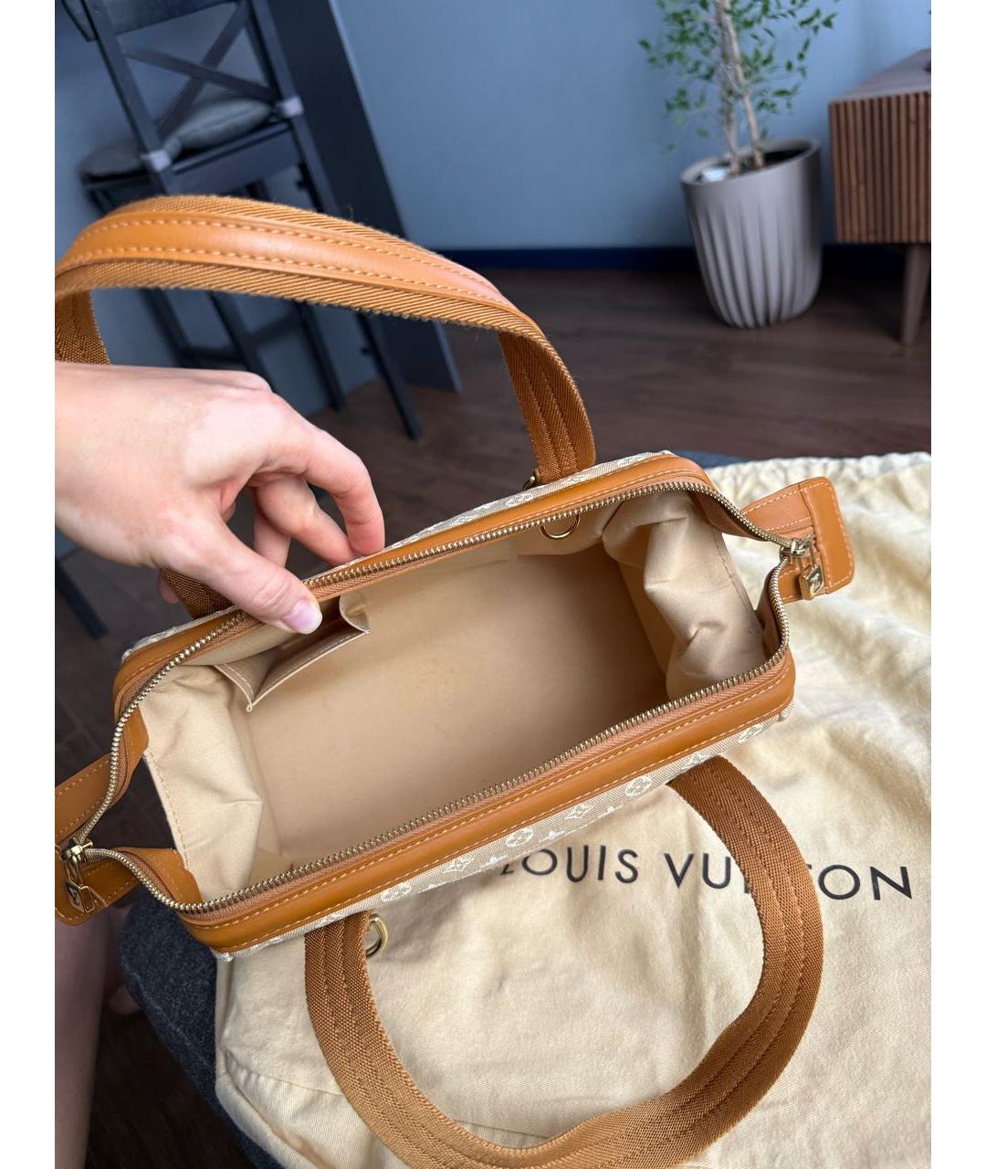 LOUIS VUITTON Бежевая сумка тоут, фото 4