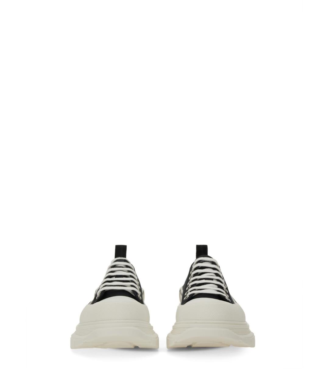 ALEXANDER MCQUEEN Черные низкие кроссовки / кеды, фото 5