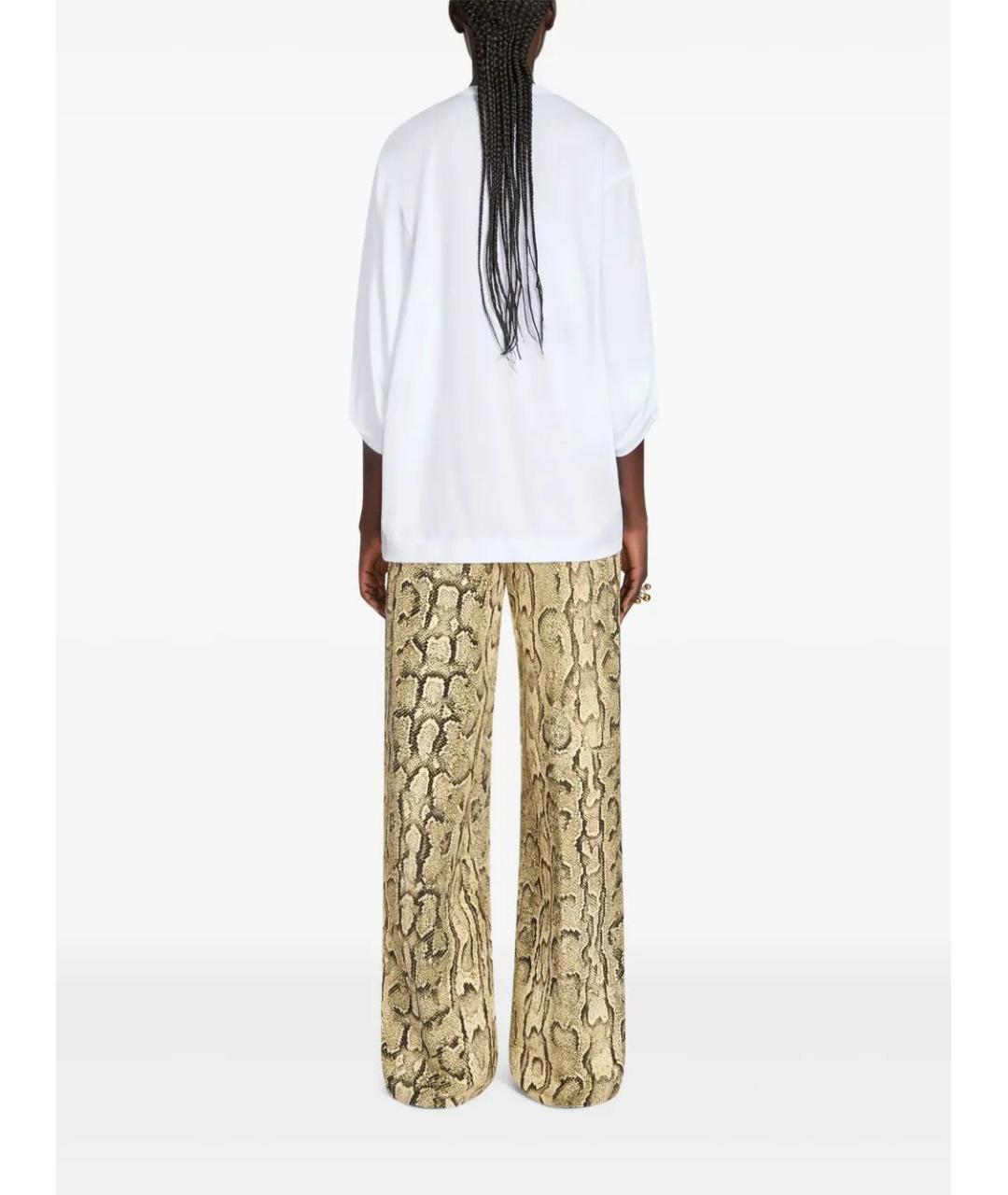 DRIES VAN NOTEN Белая хлопковая футболка, фото 4