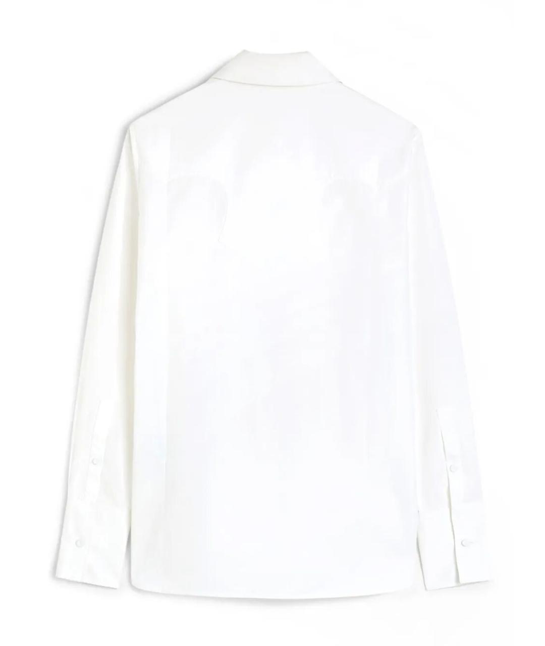 JIL SANDER Белая хлопковая рубашка, фото 4