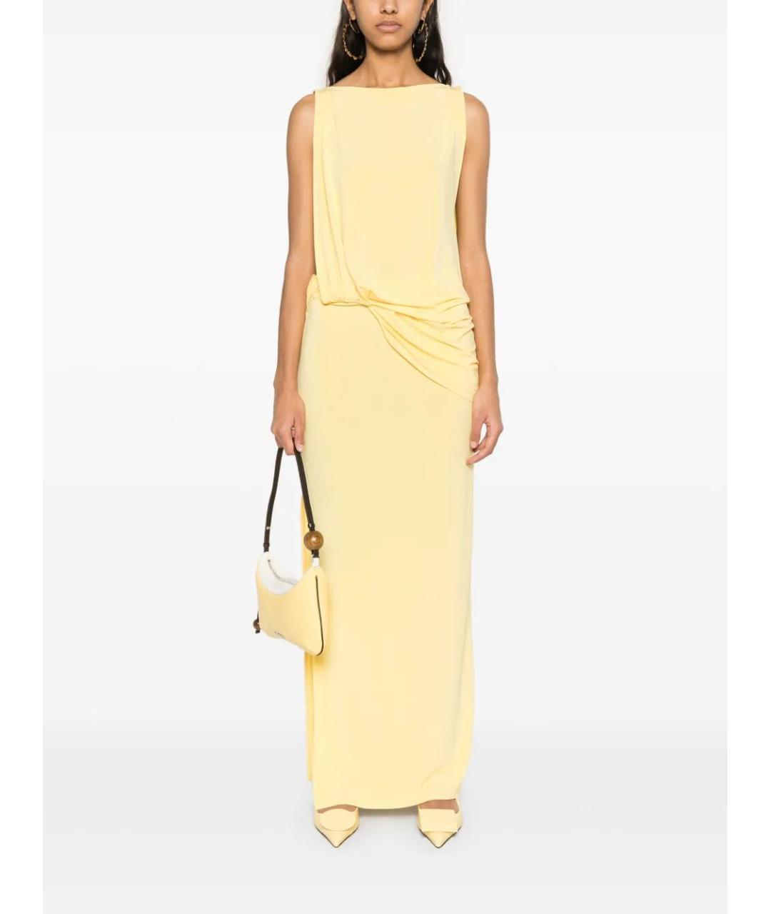 JACQUEMUS Желтое повседневное платье, фото 3