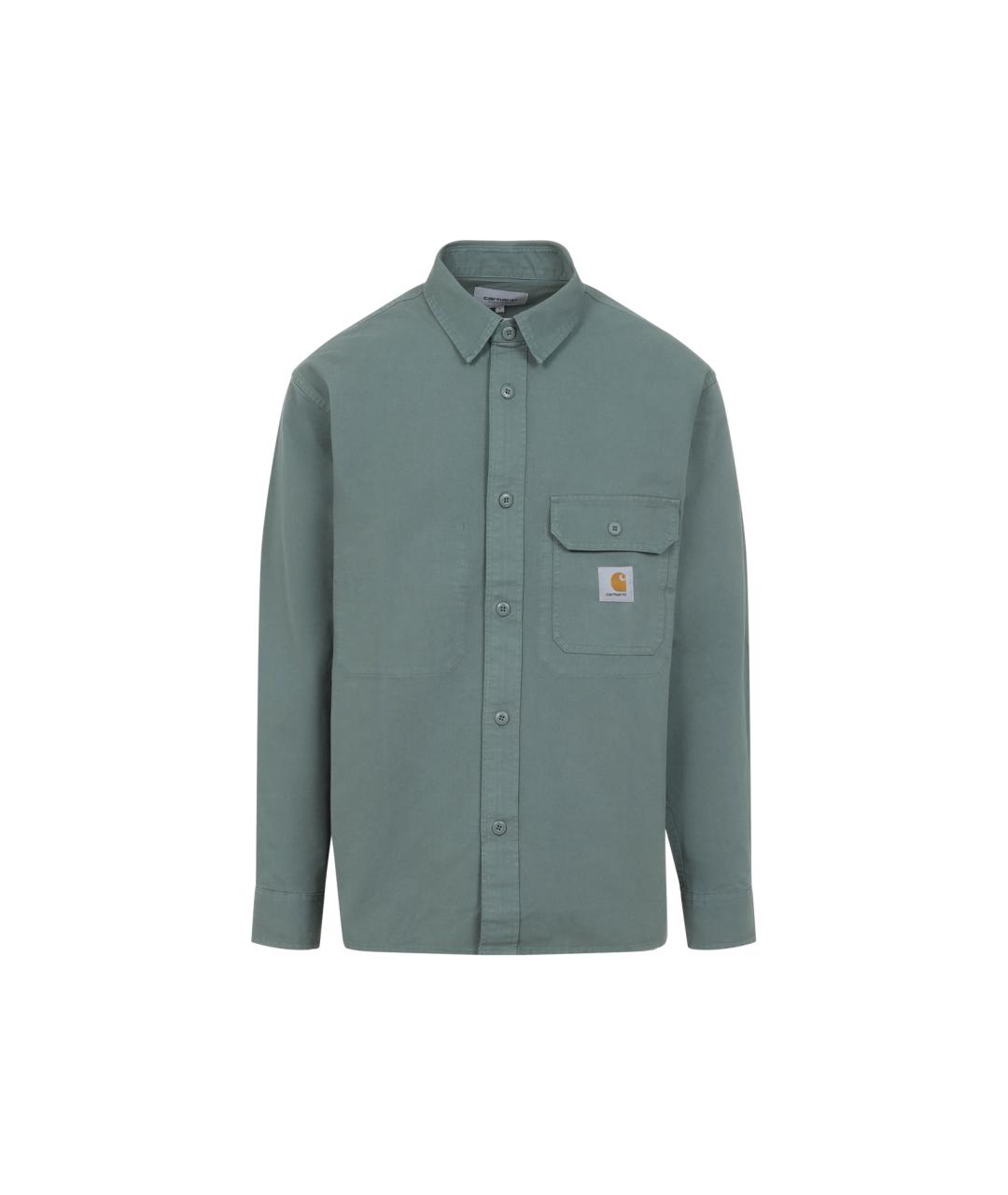 CARHARTT WIP Зеленая хлопковая кэжуал рубашка, фото 1