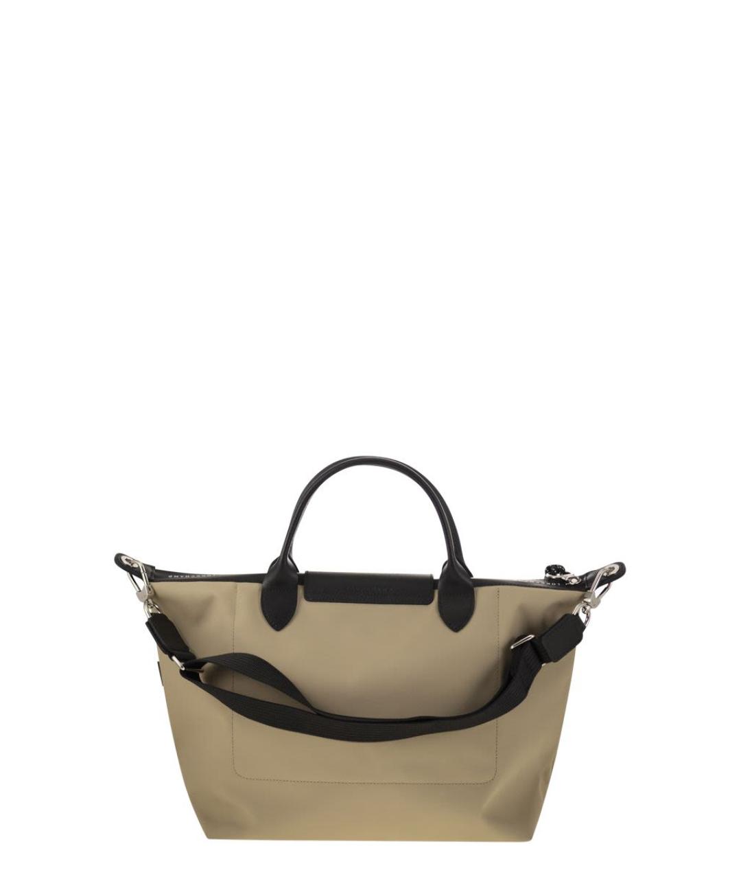 LONGCHAMP Бежевая тканевая сумка тоут, фото 2