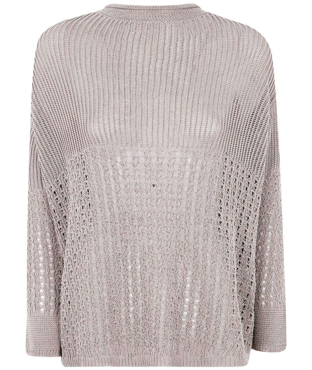 MAX MARA Бежевый хлопковый джемпер / свитер, фото 2