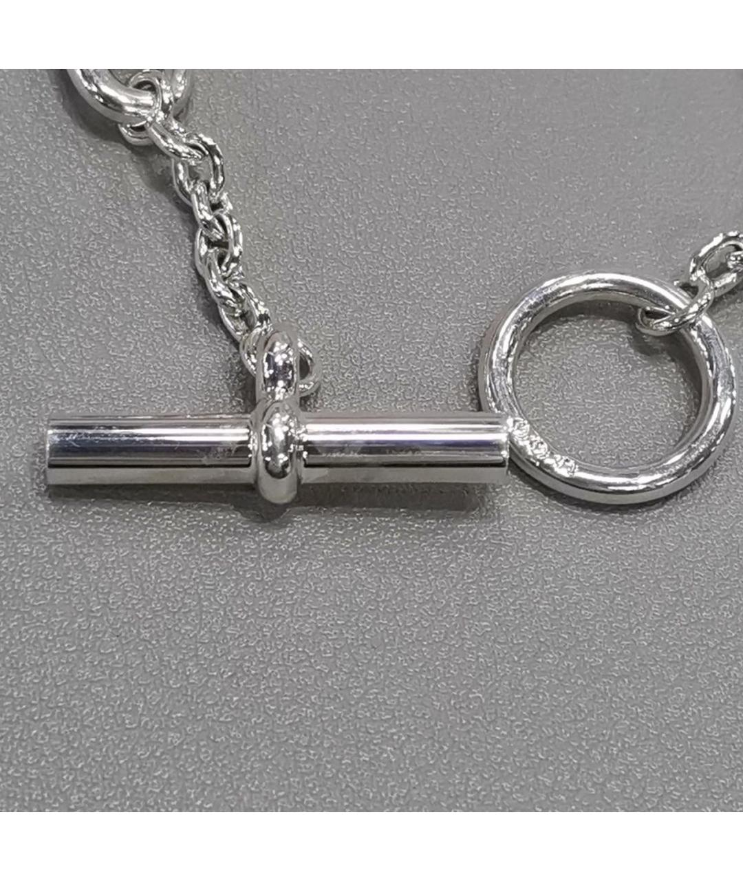 HERMES Серебряное серебряное колье, фото 6