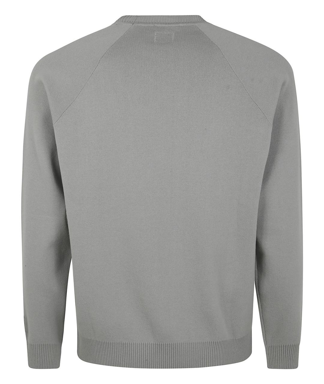 CP COMPANY Серый хлопковый джемпер / свитер, фото 2