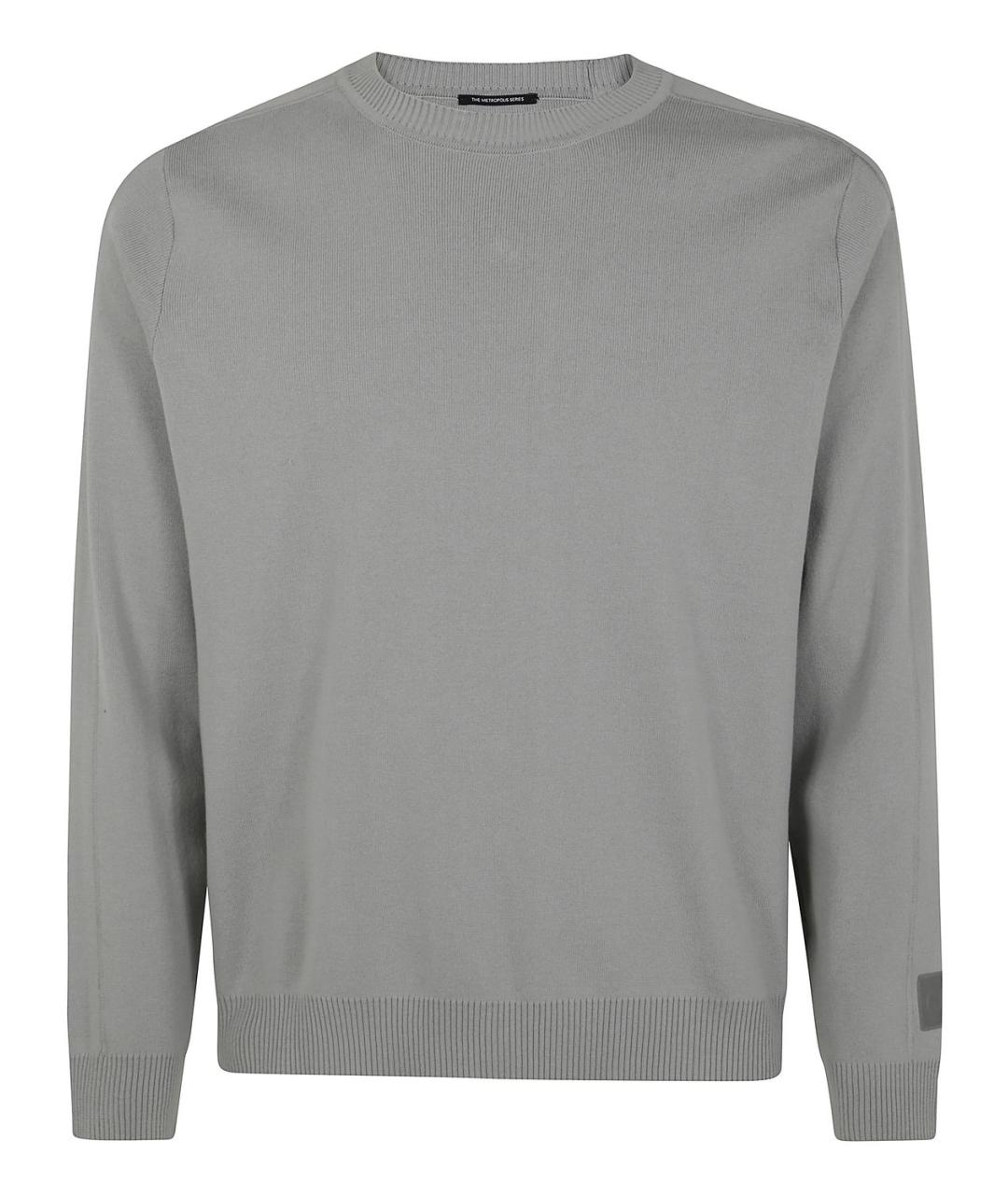 CP COMPANY Серый хлопковый джемпер / свитер, фото 1