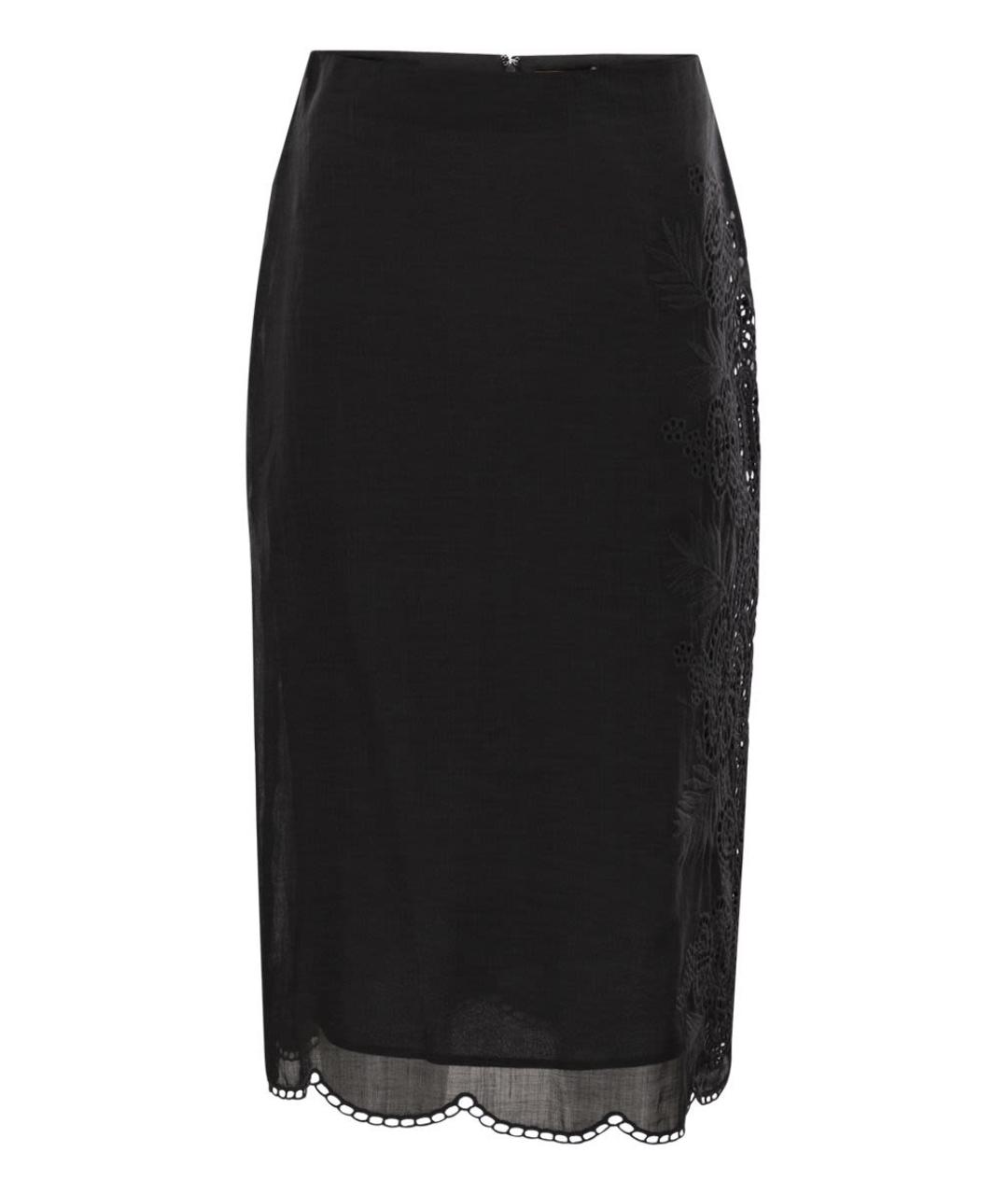 MAX MARA Черная юбка миди, фото 1