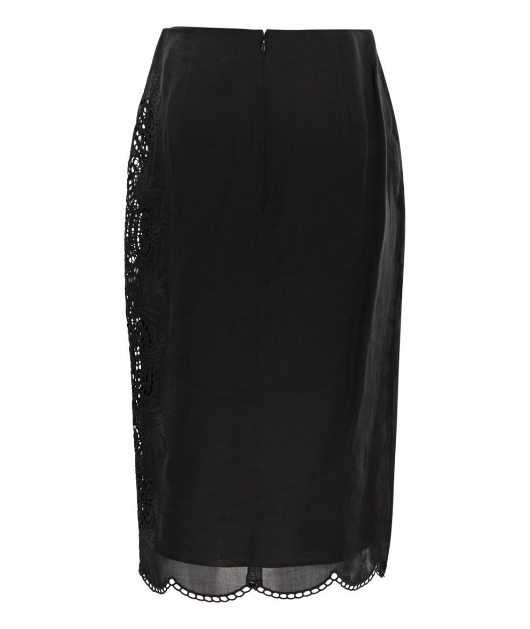 MAX MARA Черная юбка миди, фото 2