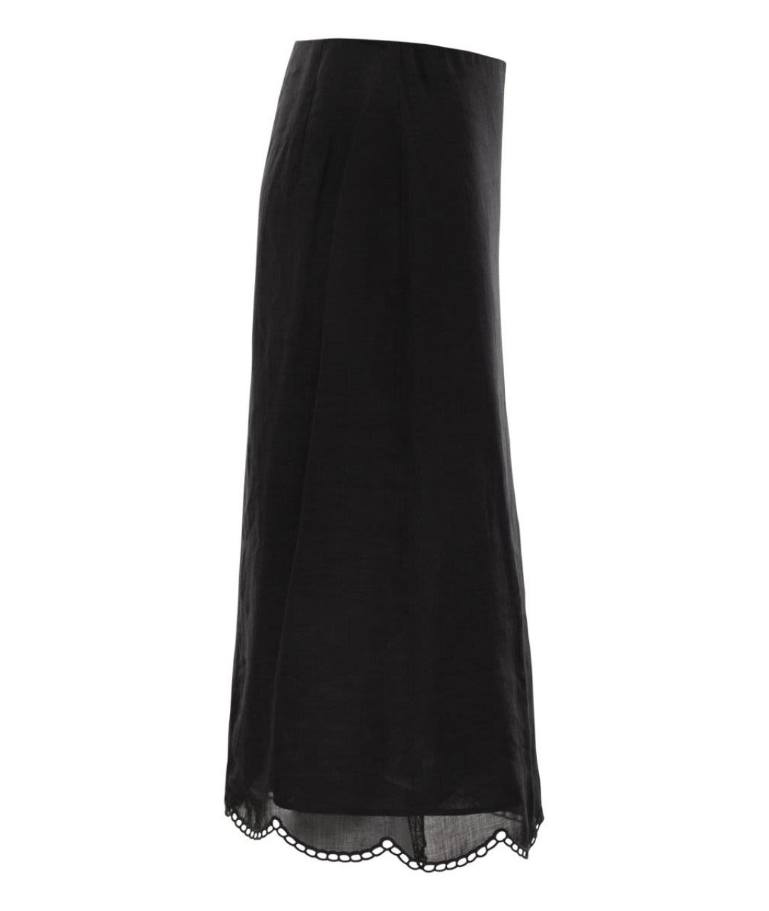 MAX MARA Черная юбка миди, фото 3