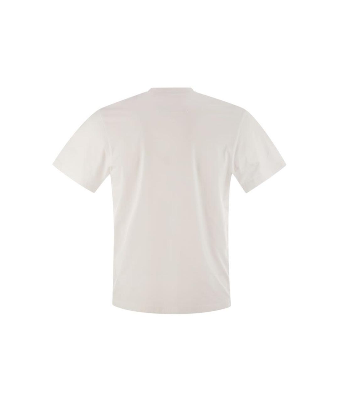 CP COMPANY Белая хлопковая футболка, фото 2