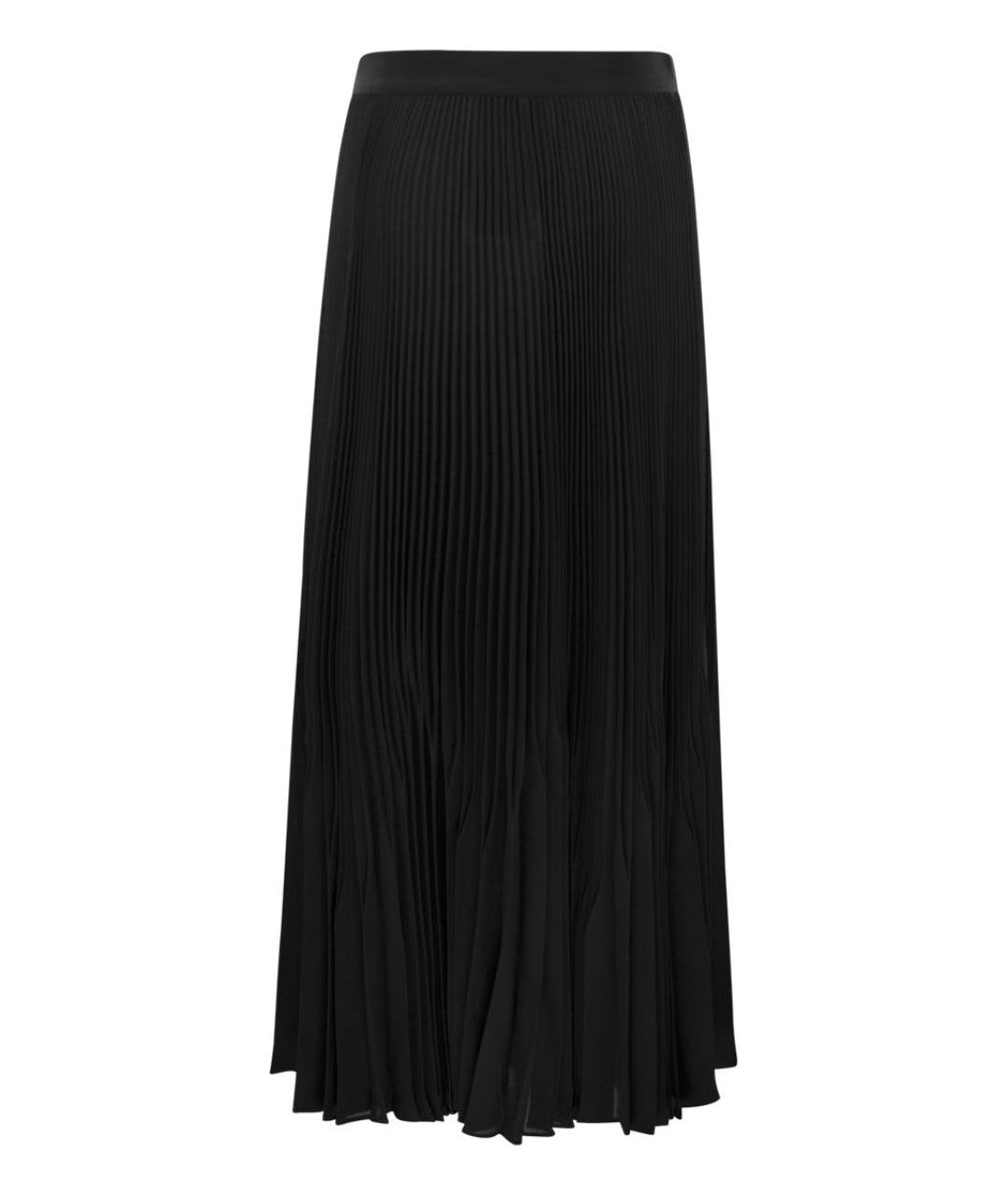 MAX MARA Черная полиэстеровая юбка миди, фото 2