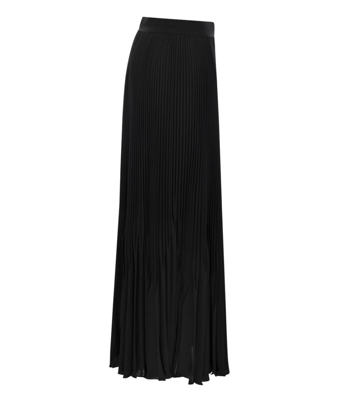 MAX MARA Черная полиэстеровая юбка миди, фото 3
