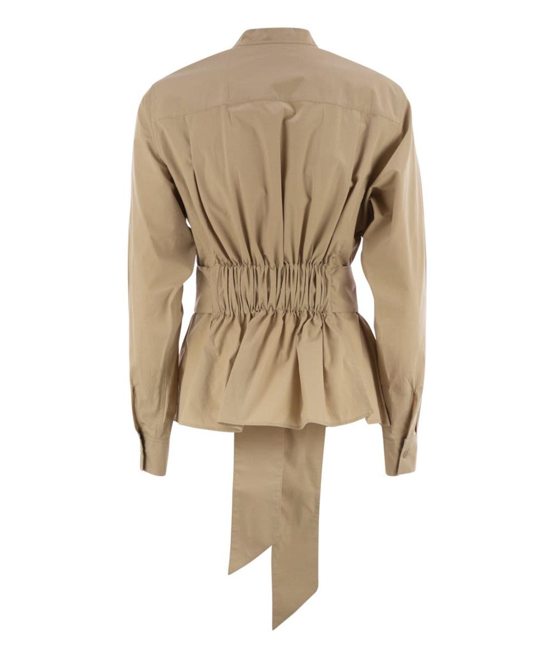 WEEKEND MAX MARA Бежевая хлопковая куртка, фото 2