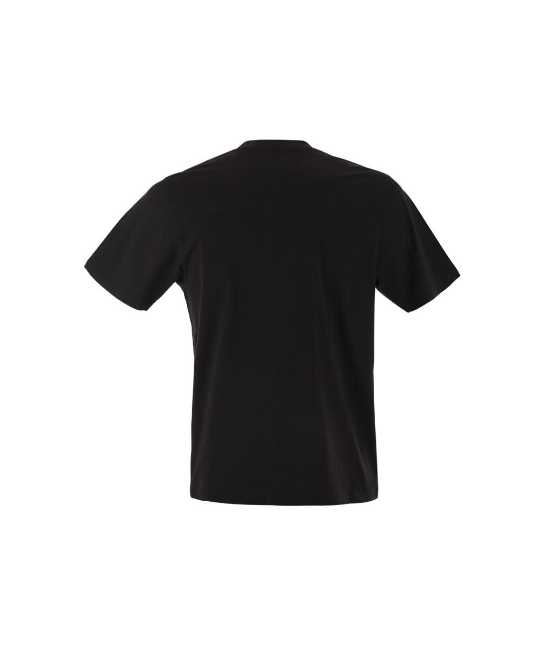 CP COMPANY Черная хлопковая футболка, фото 2