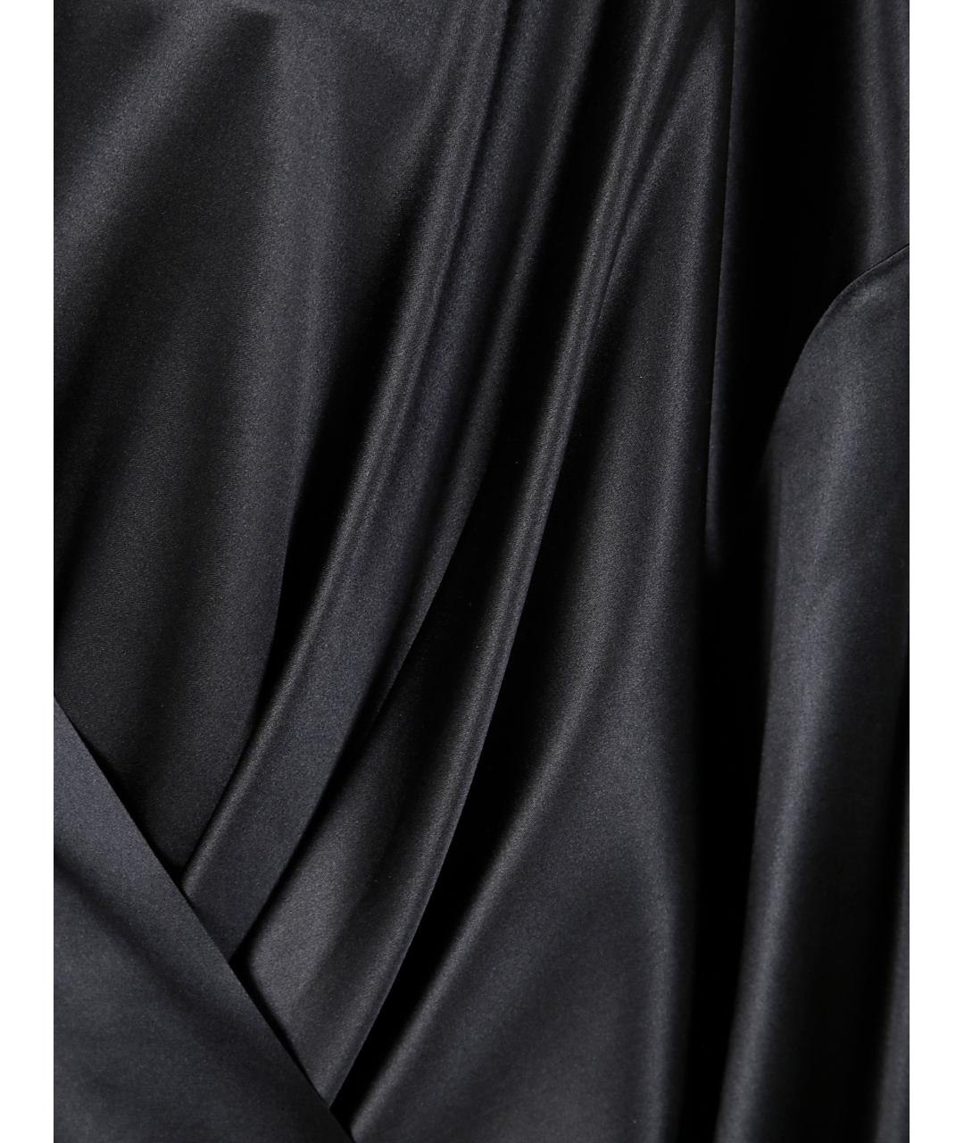 DRIES VAN NOTEN Черная шелковая блузы, фото 3