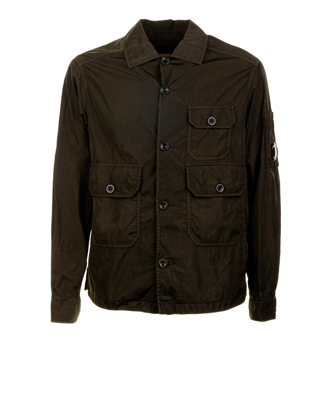 CP COMPANY Коричневая хлопковая куртка, фото 1