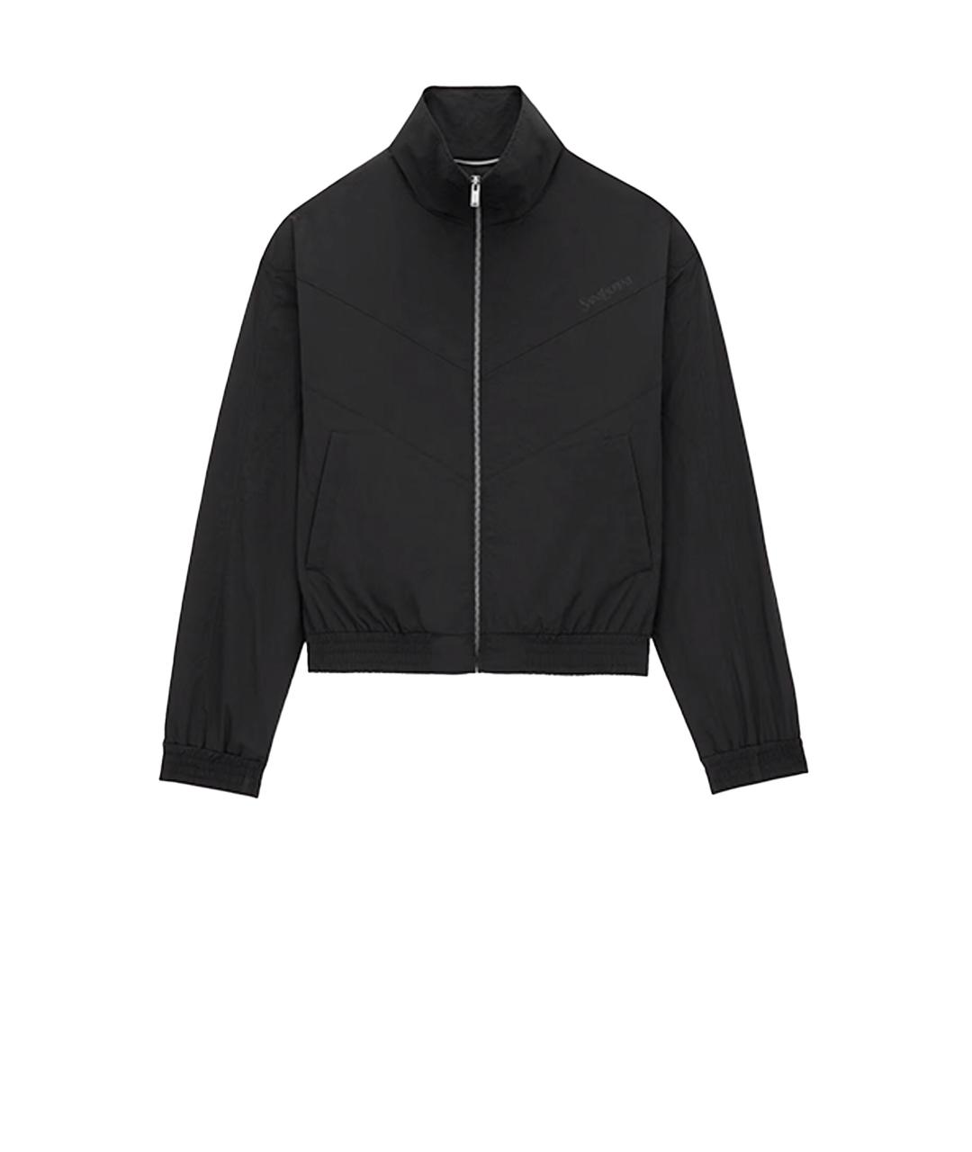 SAINT LAURENT Черная полиамидовая куртка, фото 2