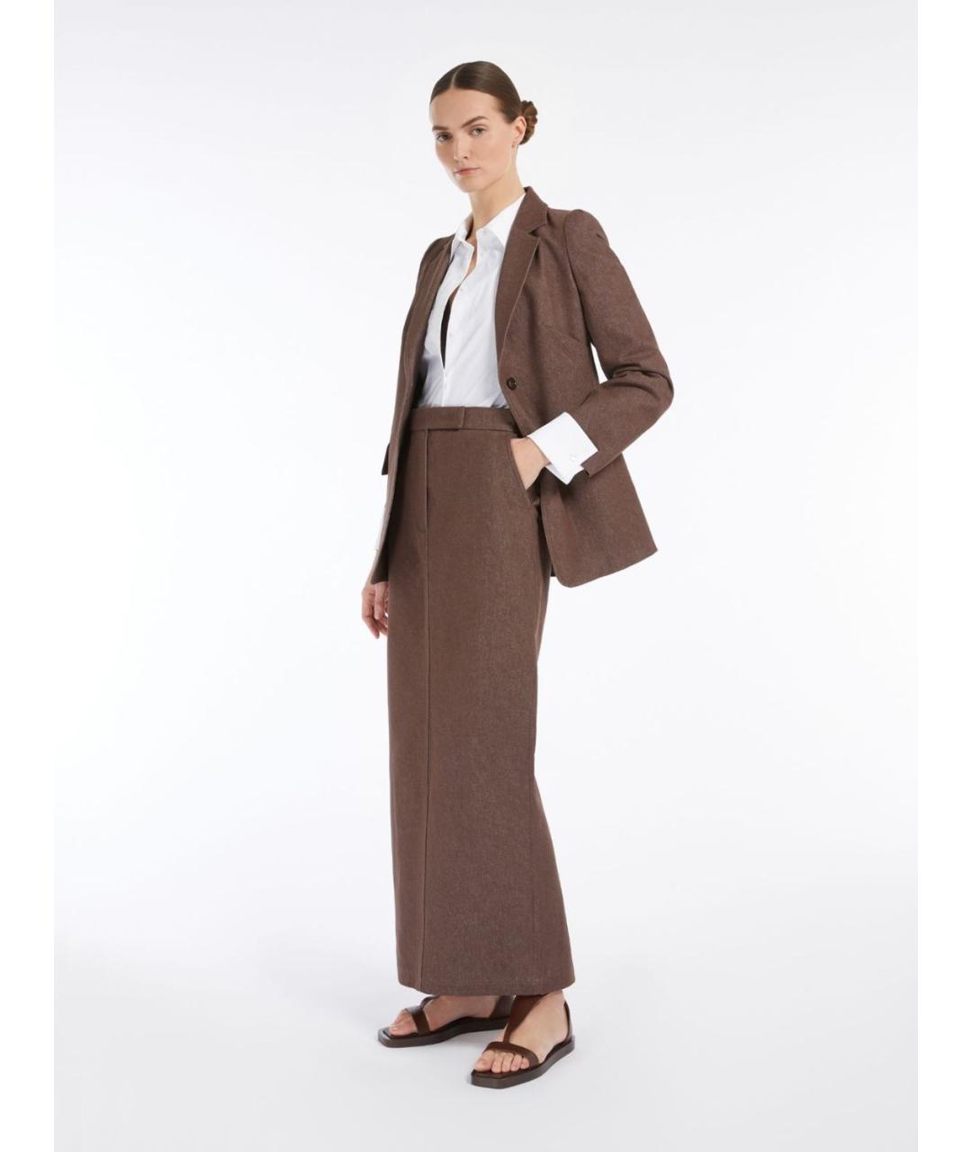 MAX MARA Белая хлопковая рубашка, фото 5