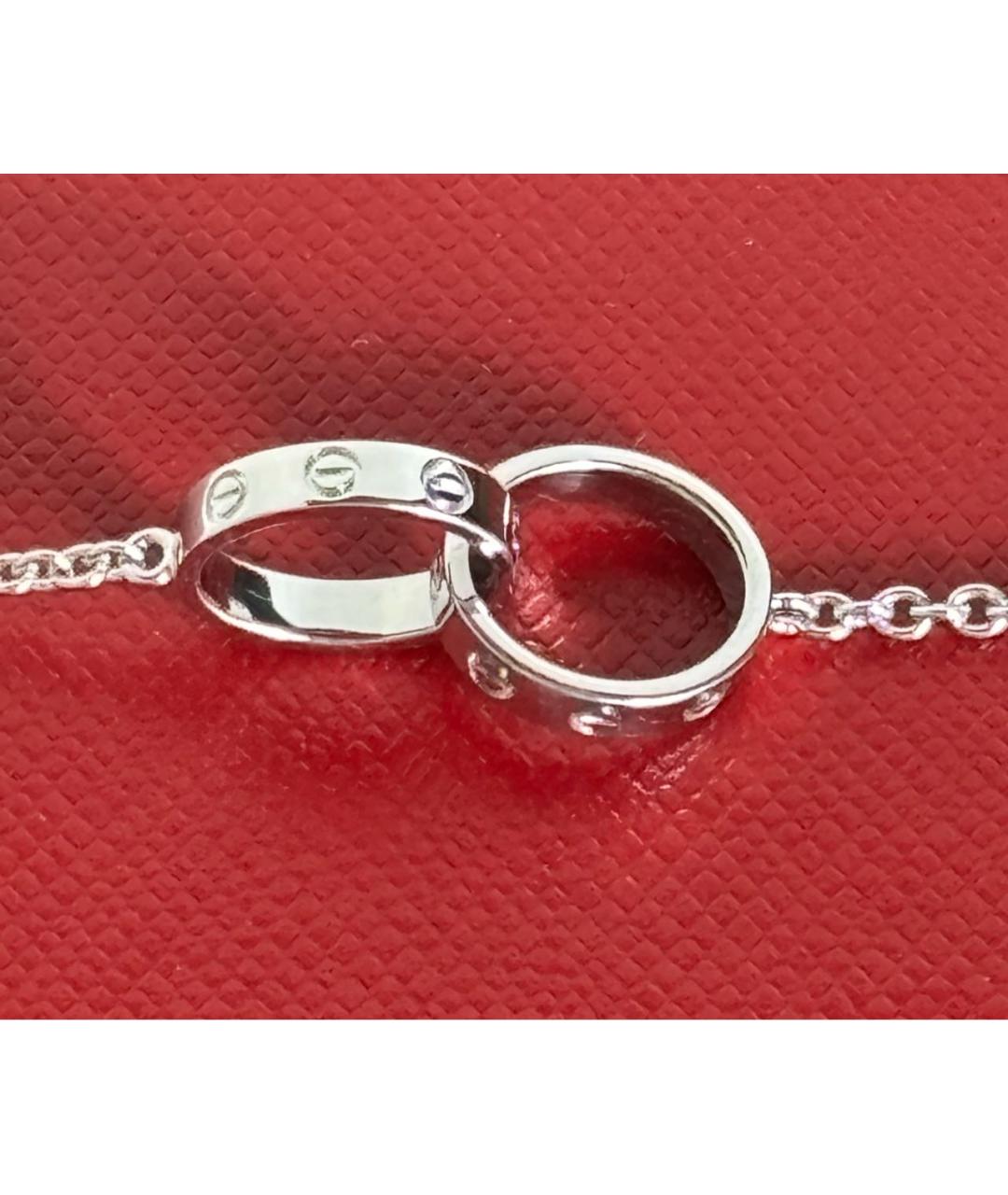 CARTIER Колье из белого золота, фото 6