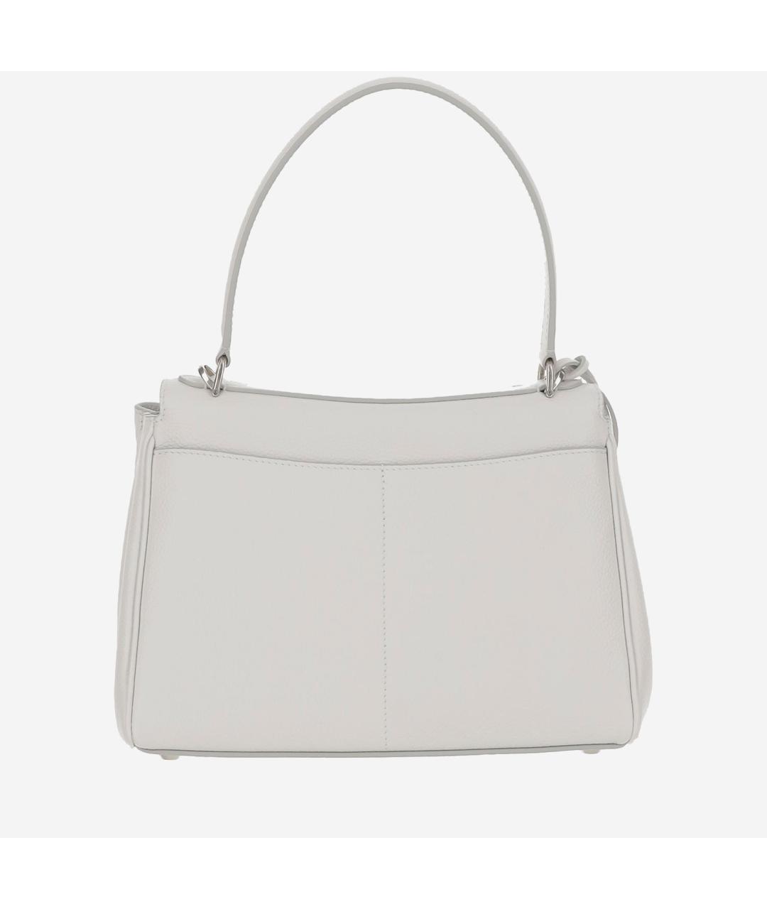 BALENCIAGA Белая кожаная сумка тоут, фото 3