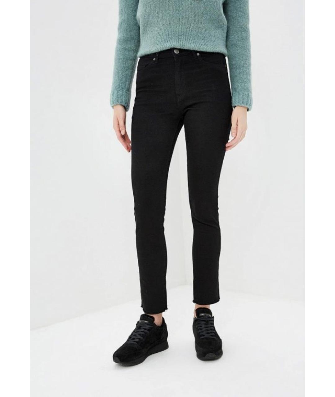 HUGO BOSS Черные хлопковые брюки узкие, фото 6
