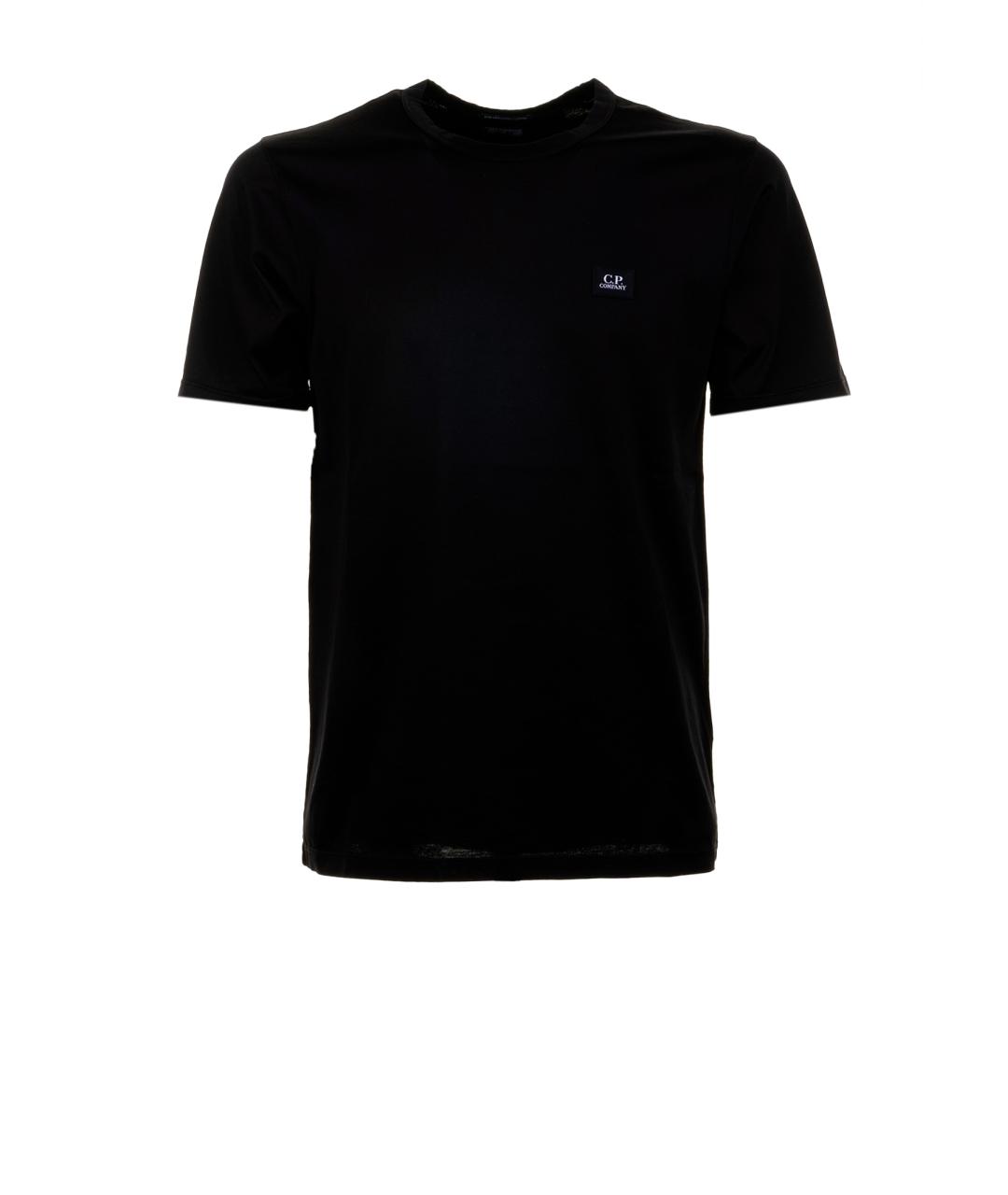 CP COMPANY Черная хлопковая футболка, фото 2