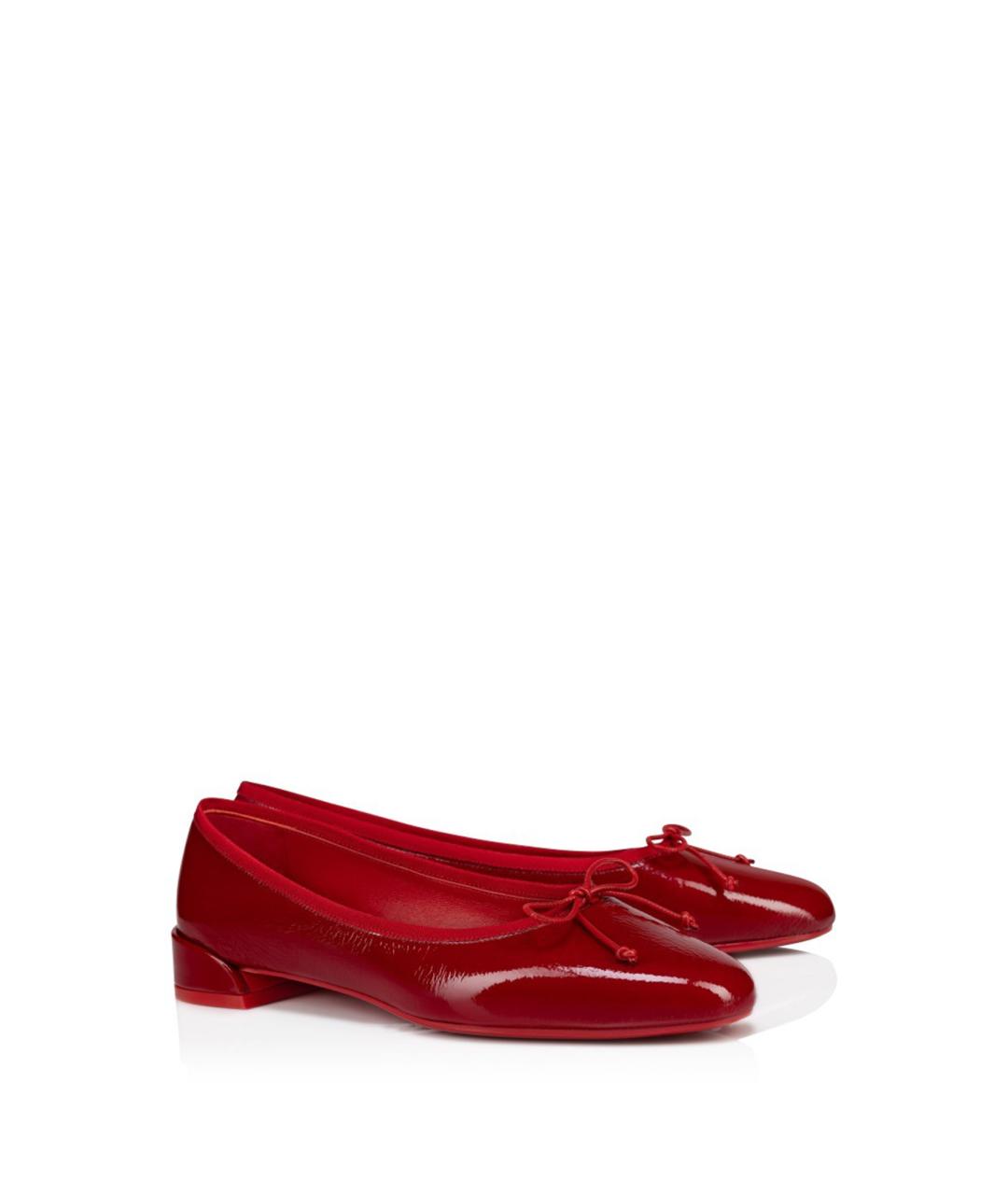 CHRISTIAN LOUBOUTIN Красные балетки, фото 4