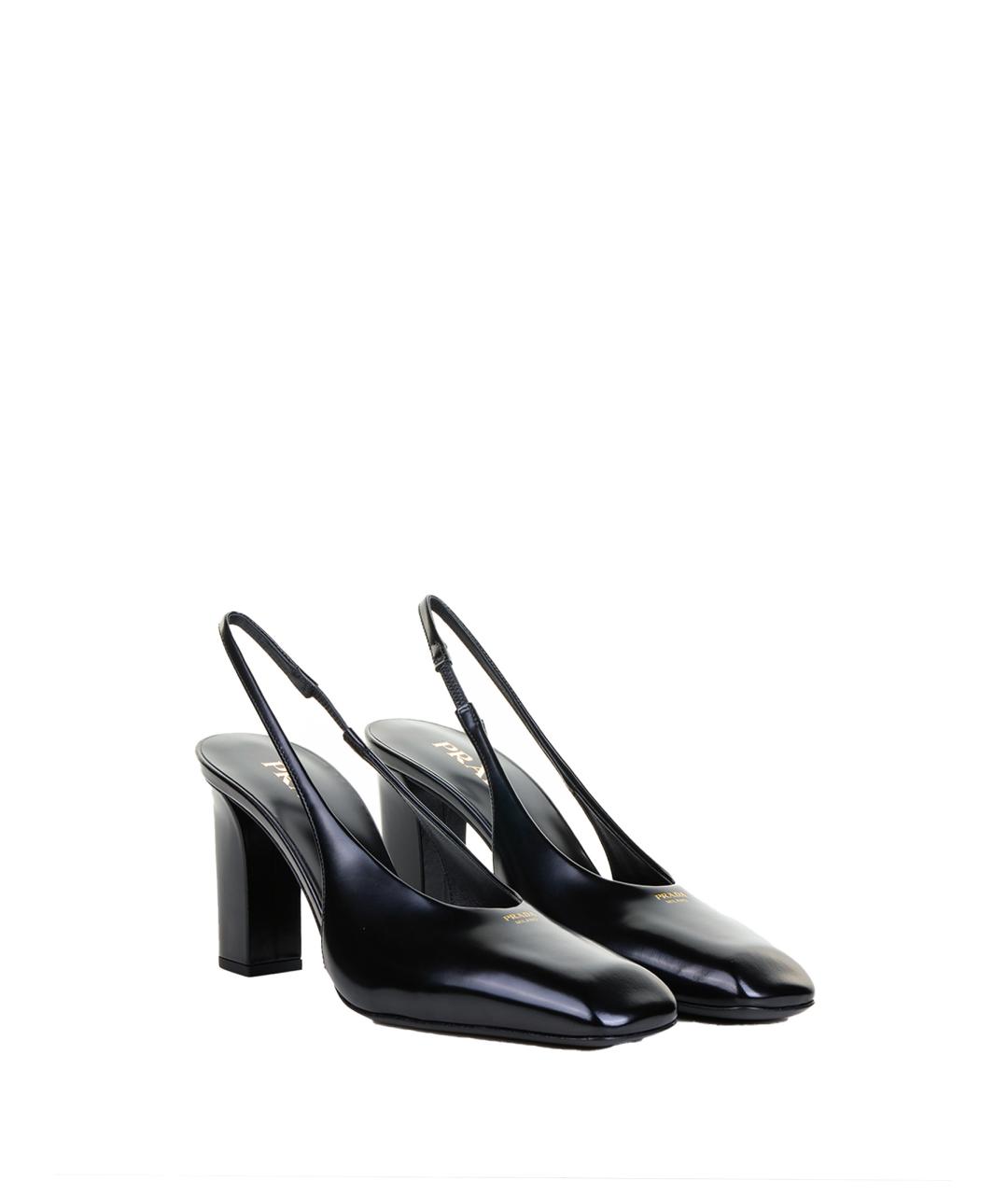 PRADA Черные туфли из лакированной кожи, фото 2