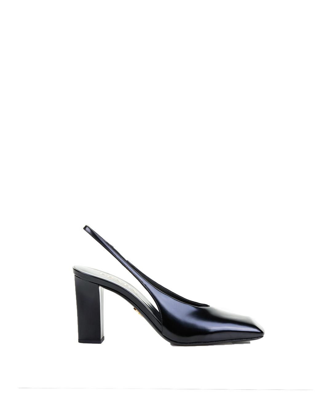 PRADA Черные туфли из лакированной кожи, фото 1