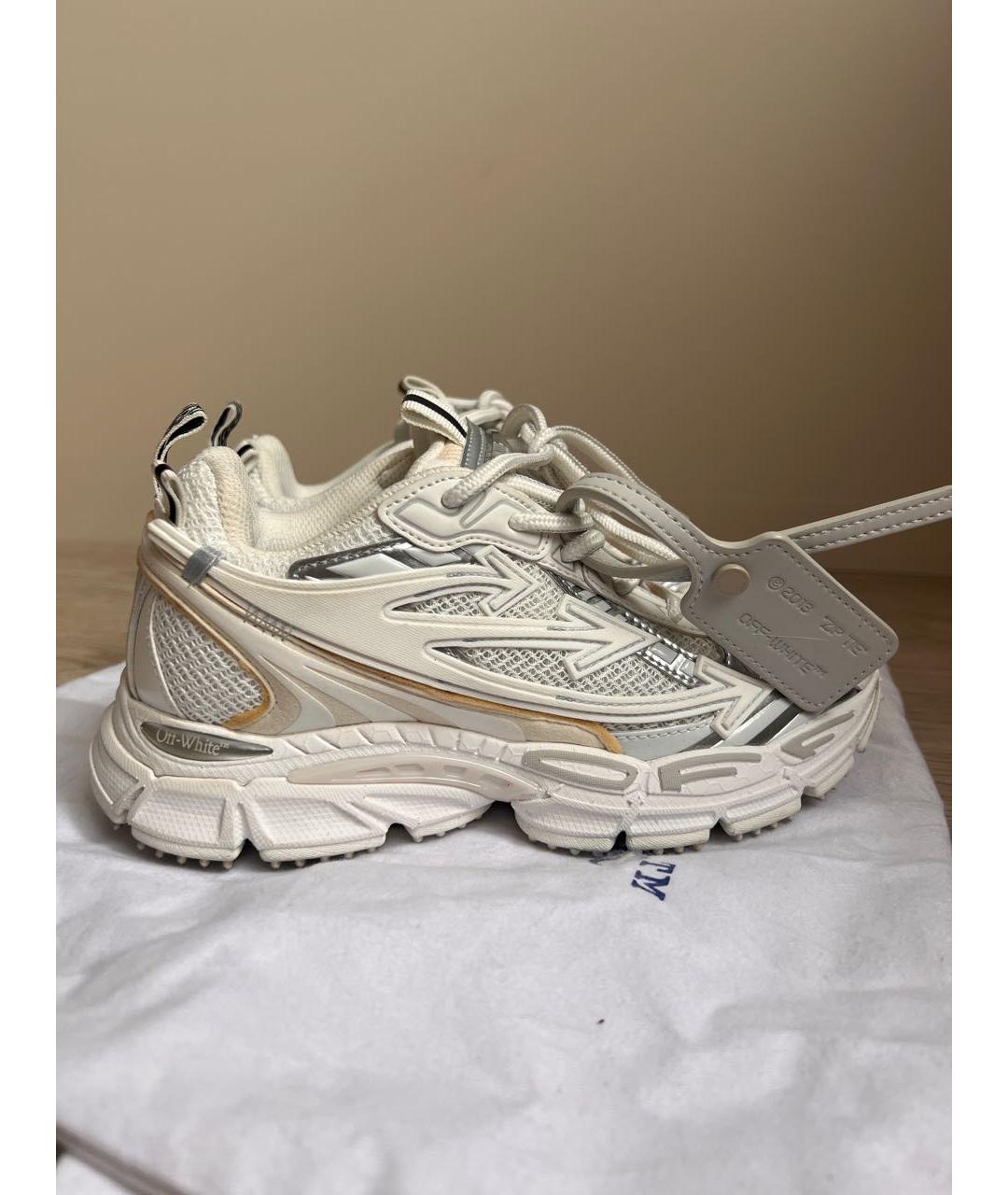 OFF-WHITE Белые кроссовки, фото 7