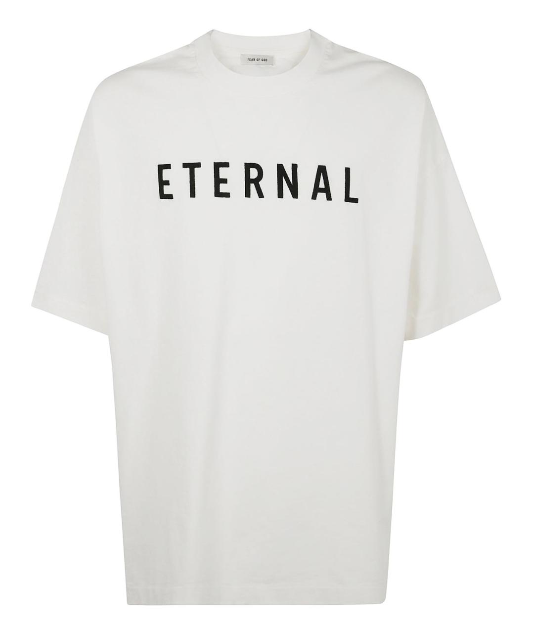 FEAR OF GOD Белая хлопковая футболка, фото 1